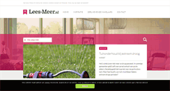 Desktop Screenshot of lees-meer.nl